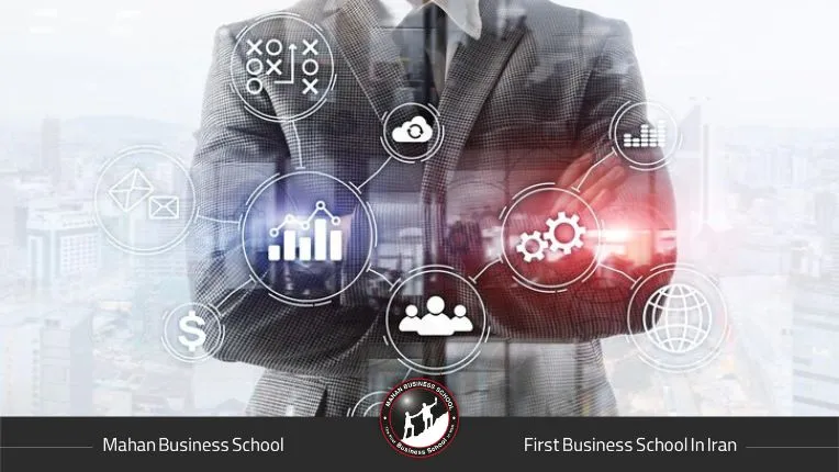 آیکونهای برنامهریزی، سازماندهی، رهبری، کنترل