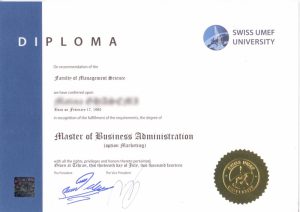CERTIFICATE Swiss-UMEF