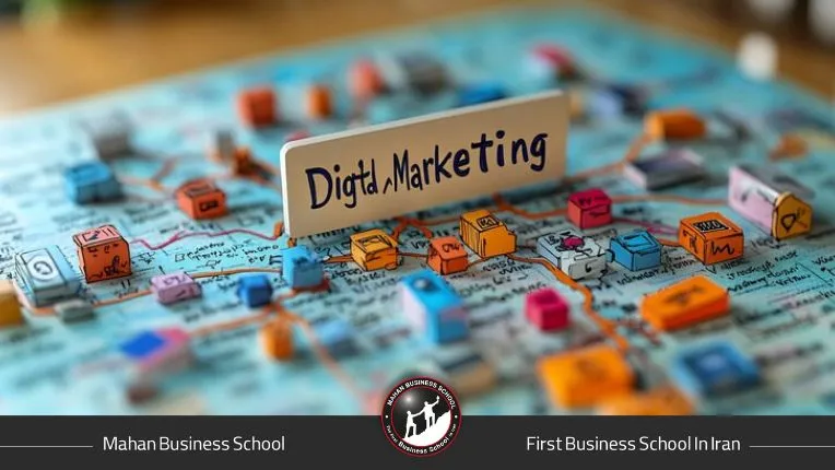 افراد در حال کار با لپ‌تاپ و تحلیل داده